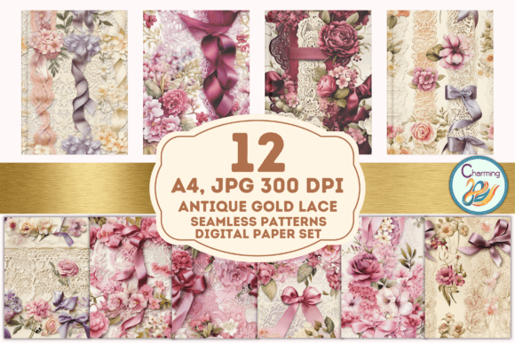 Antique Gold Lace: Elevate Your Designs with Vintage Elegance