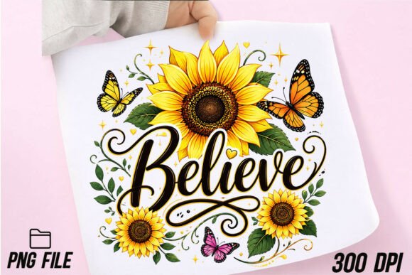 Believe Sunflower PNG Butterfly Inspirat: A Designer's Guide