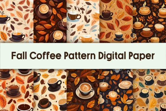 Cozy Autumn Aesthetics: Using Fall Coffee Digital Papers