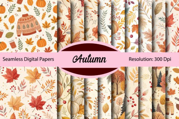 Embrace the Season: Unlocking Potential with Autumn Seamless Digital Paper