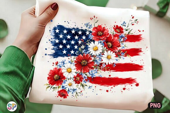 Patriotic Floral USA Flag PNG 4th July: A Designer's Guide