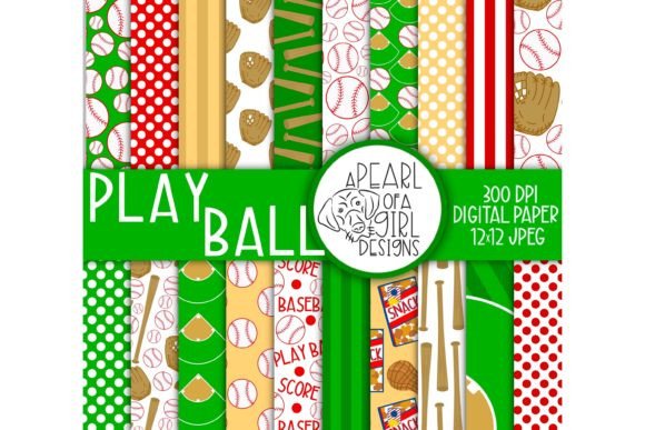 Score a Design Home Run with Playball & Baseball Seamless Patterns