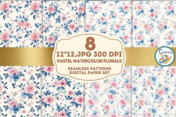 Seamless Paper: Pastel Watercolor Floral – A Designer's Secret Weapon