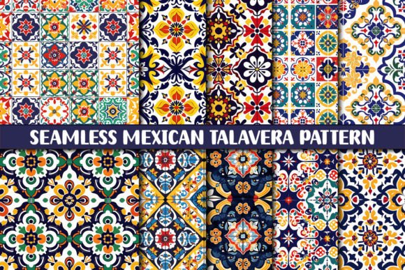 Unpacking the Vibrant World of Seamless Mexican Talavera Pattern